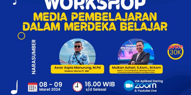 Workshop Media Pembelajaran Dalam Merdeka Belajar